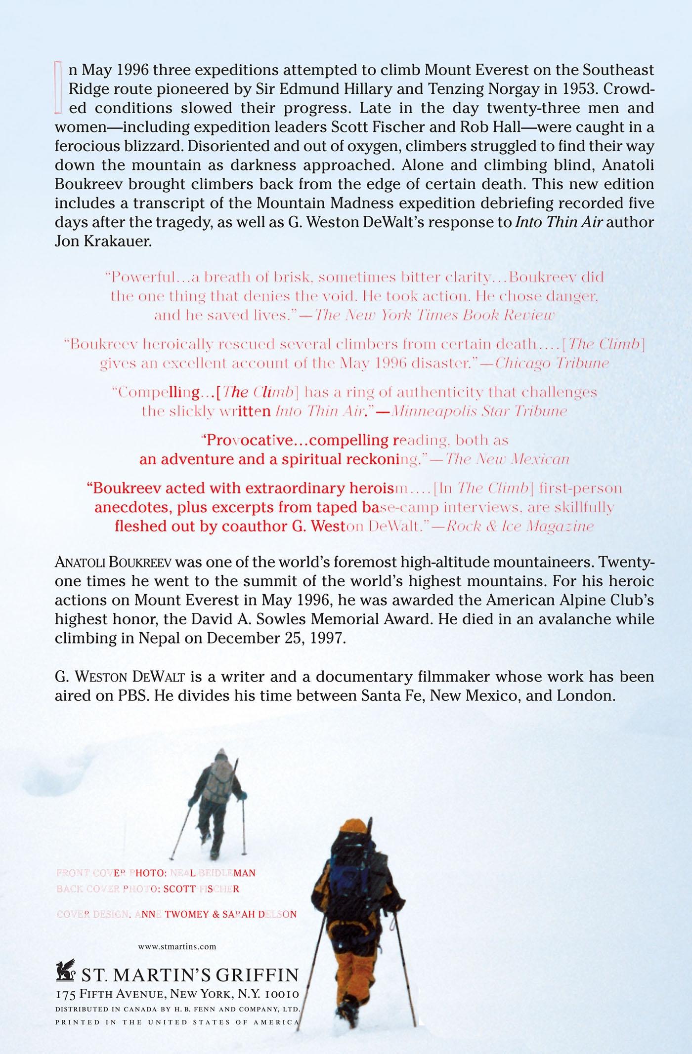 Rückseitencover Climb