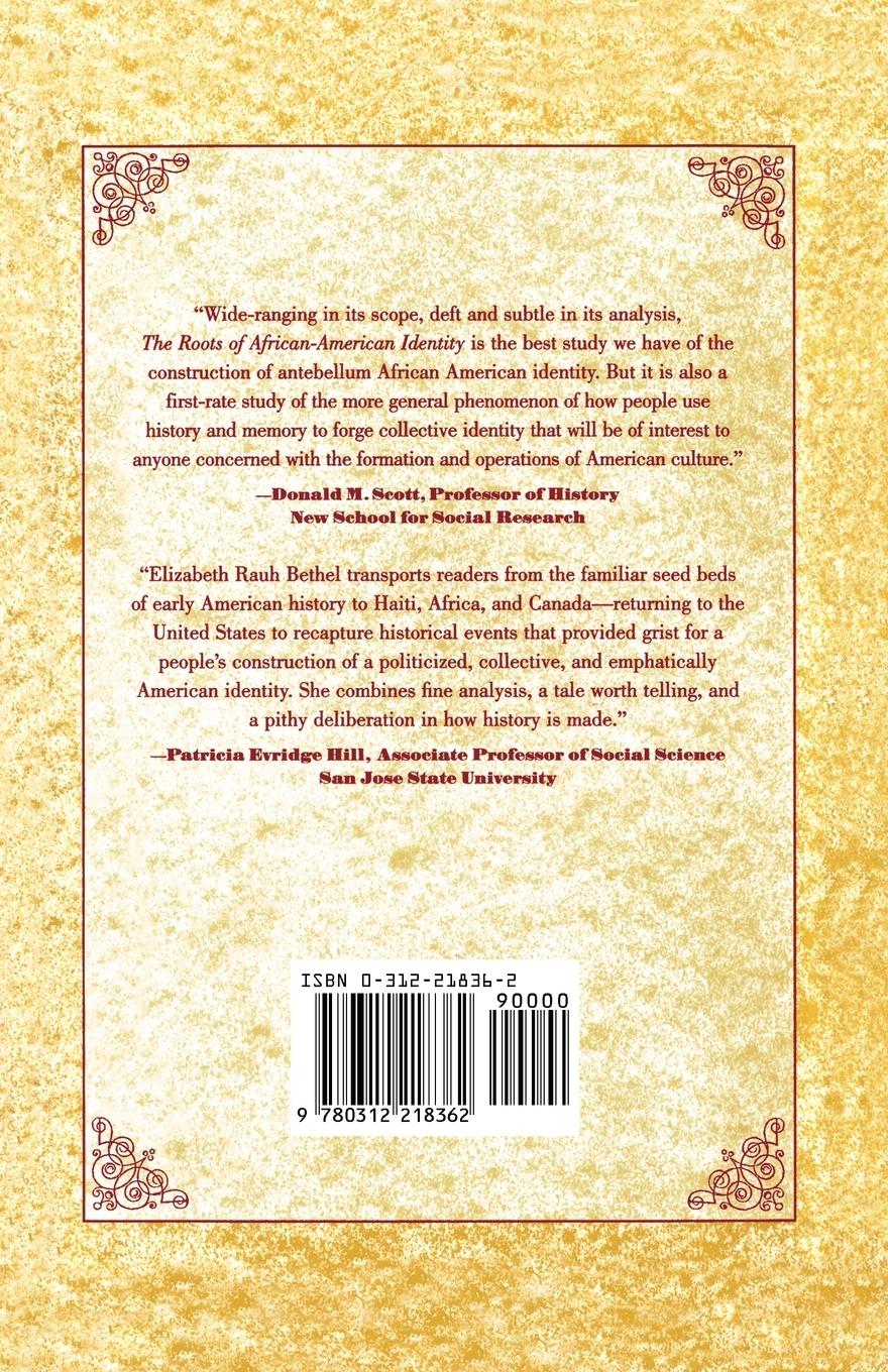 Rückseitencover The Roots of African-American Identity