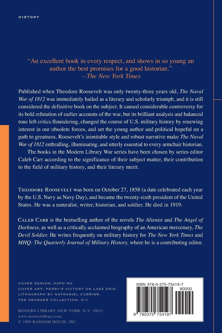 Rückseitencover The Naval War of 1812