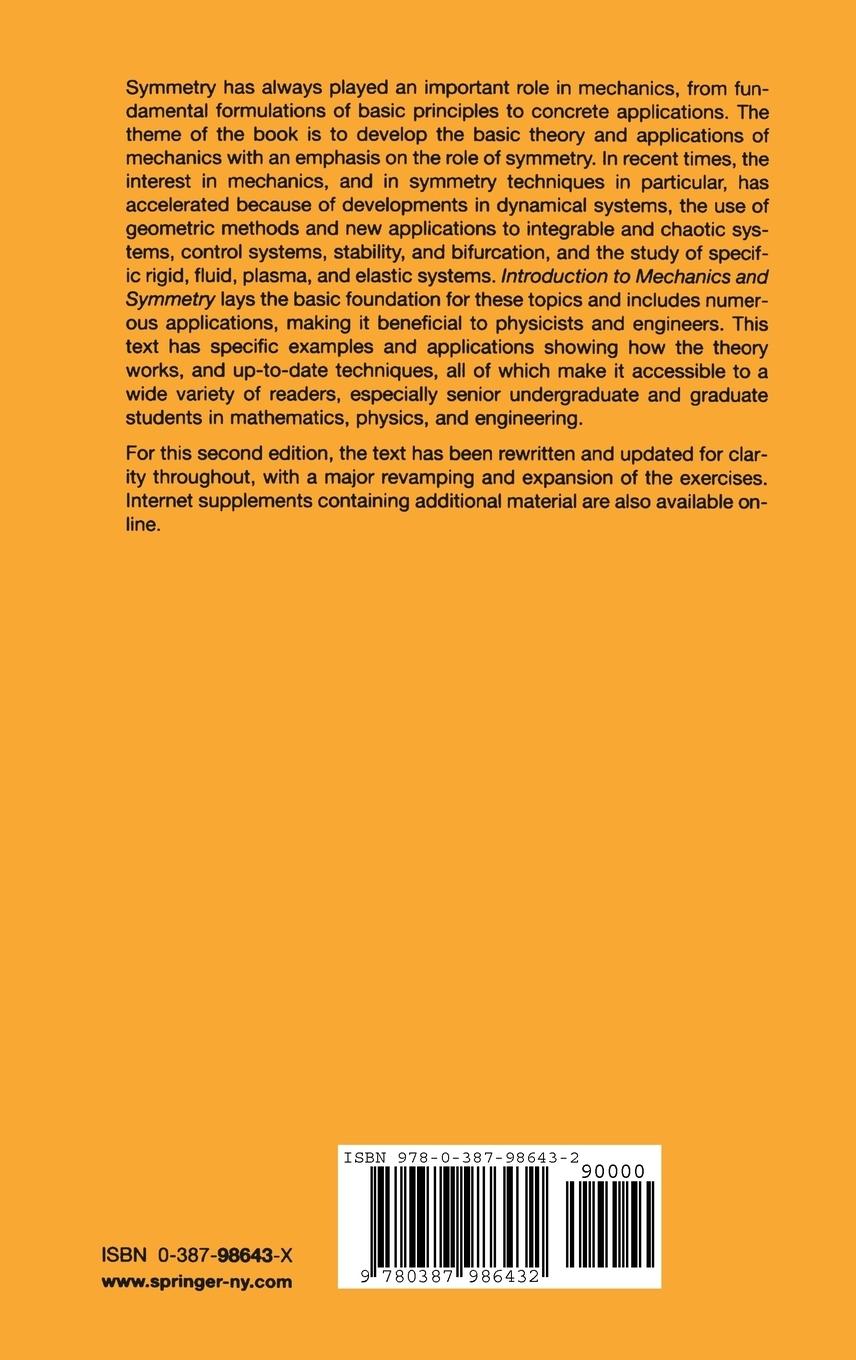 Rückseitencover Introduction to Mechanics and Symmetry