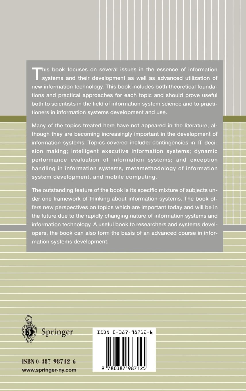 Rückseitencover Perspectives of Information Systems