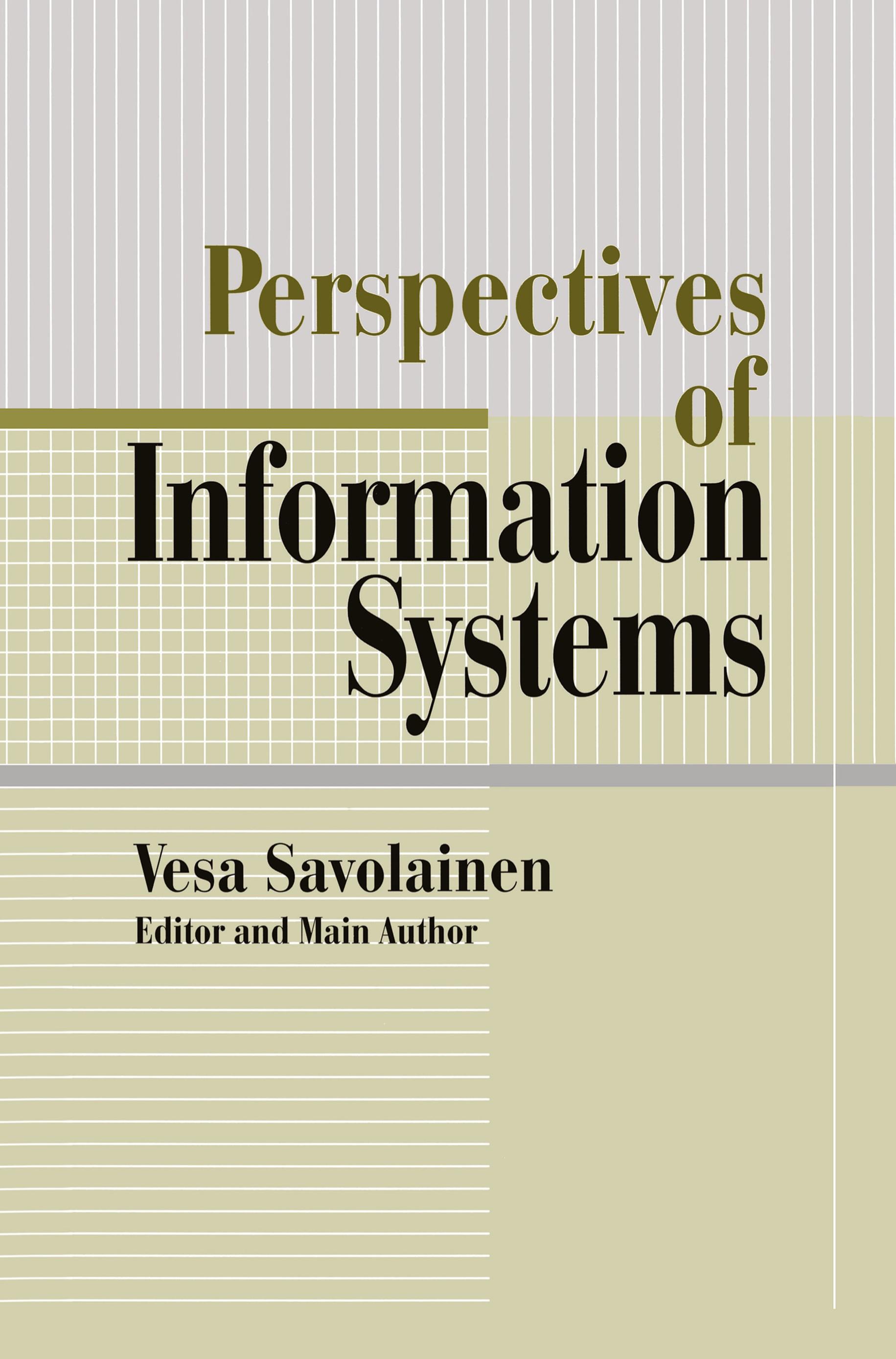 Vorderes Coverbild Perspectives of Information Systems
