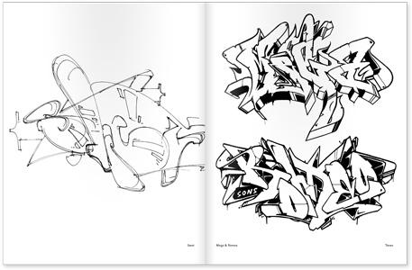 Beispielinhalt (Bild) Graffiti Coloring Book 3: International Styles