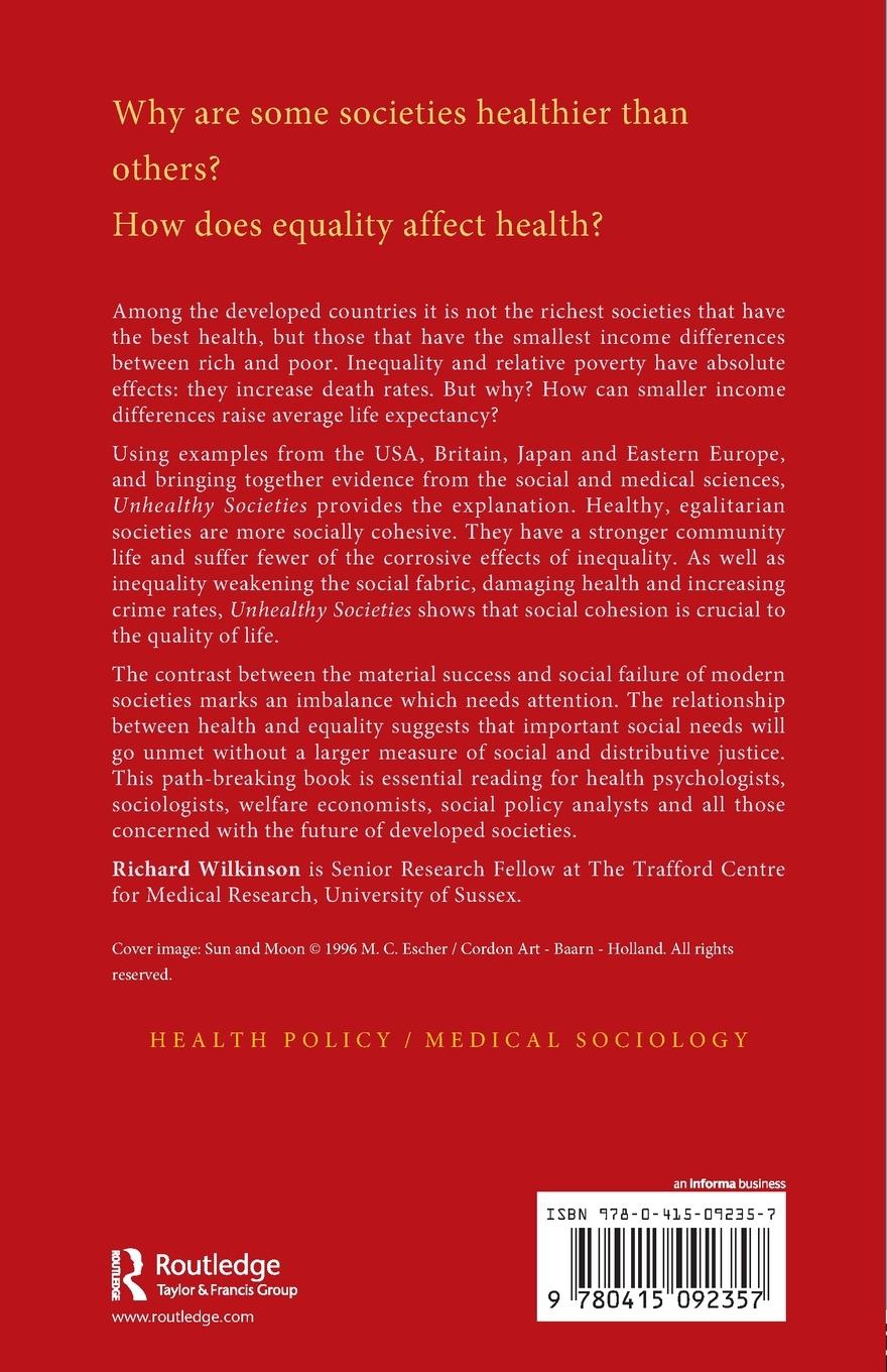 Rückseitencover Unhealthy Societies