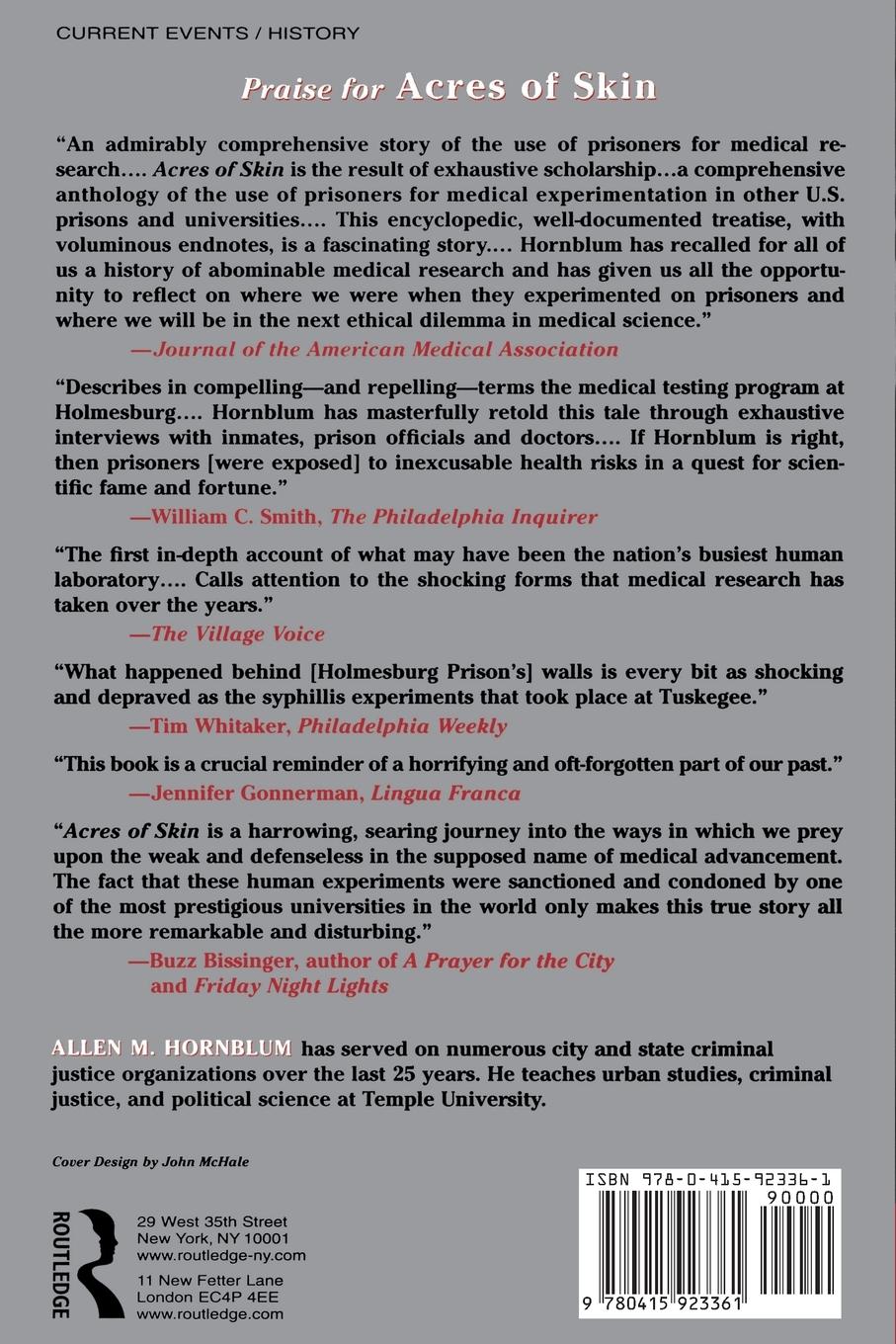 Rückseitencover Acres of Skin