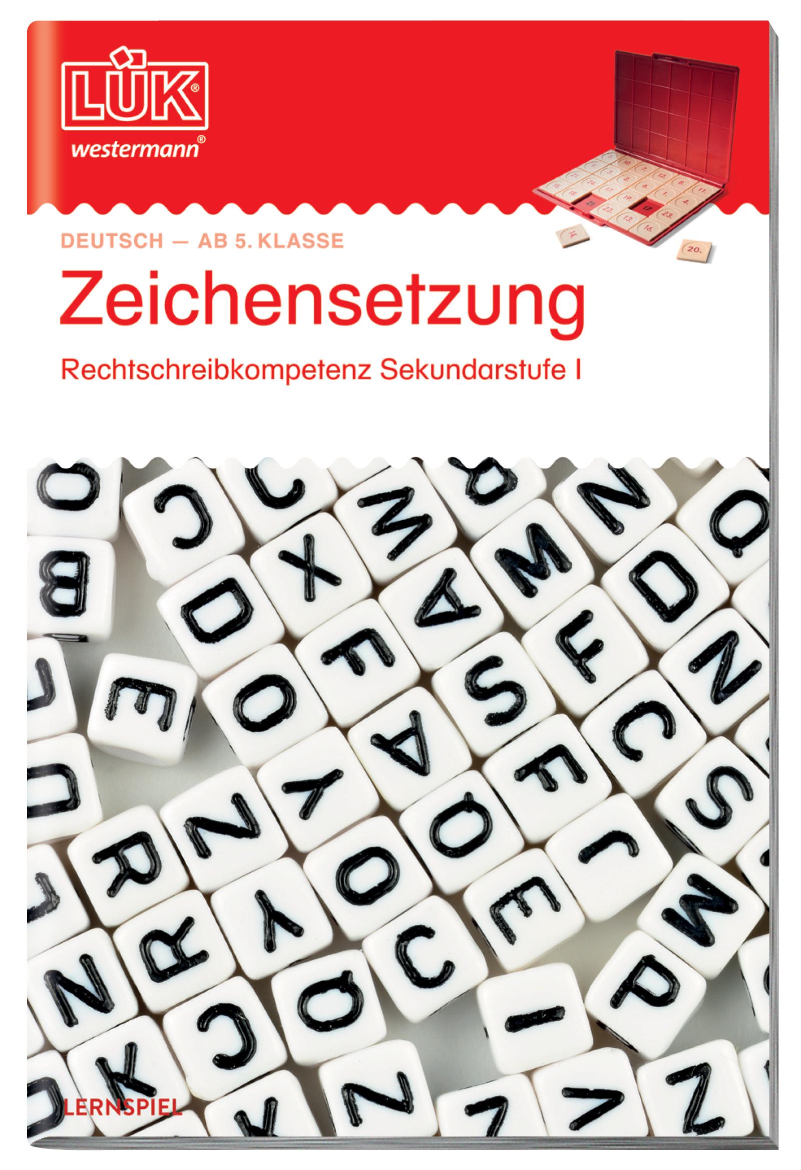 Vorderes Coverbild LÜK. Komma- und Zeichensetzung: Die wichtigsten Regeln der Kommasetzung ab Klasse 5