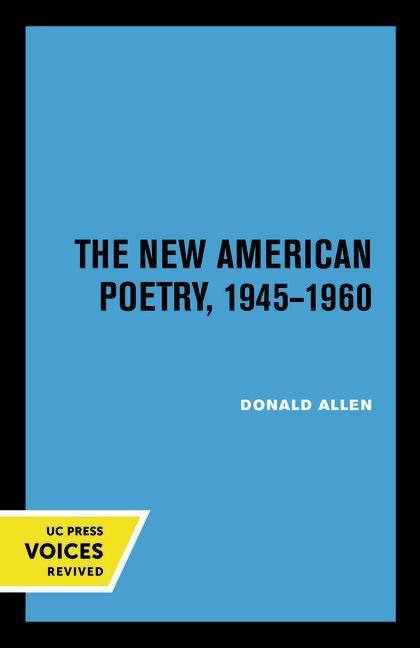 Vorderes Coverbild The New American Poetry, 1945-1960