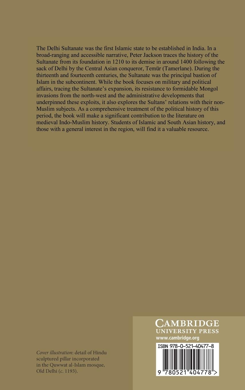 Rückseitencover The Delhi Sultanate