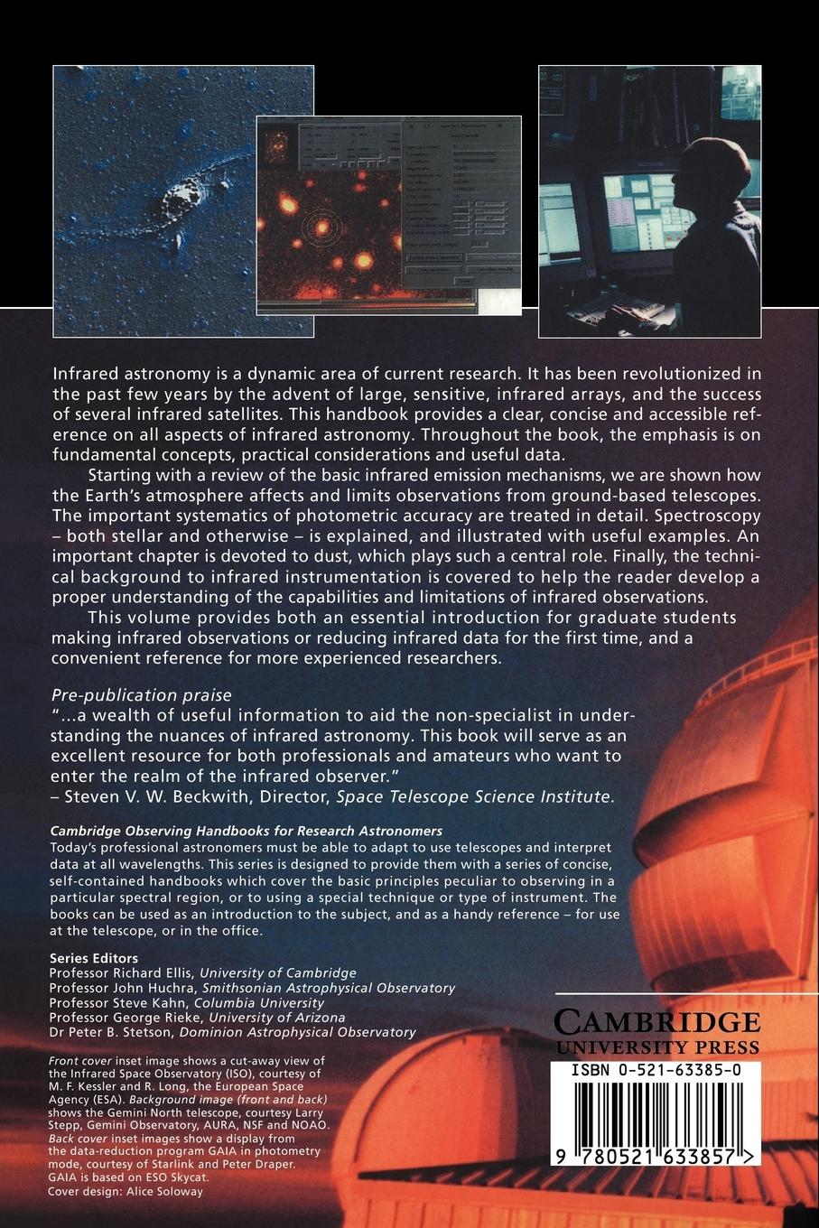 Rückseitencover Handbook of Infrared Astronomy