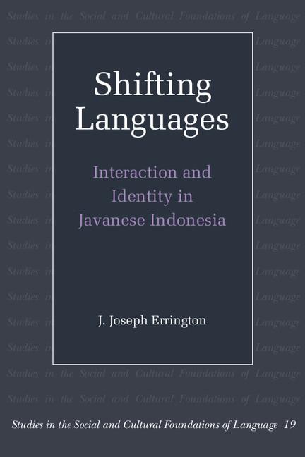 Vorderes Coverbild Shifting Languages