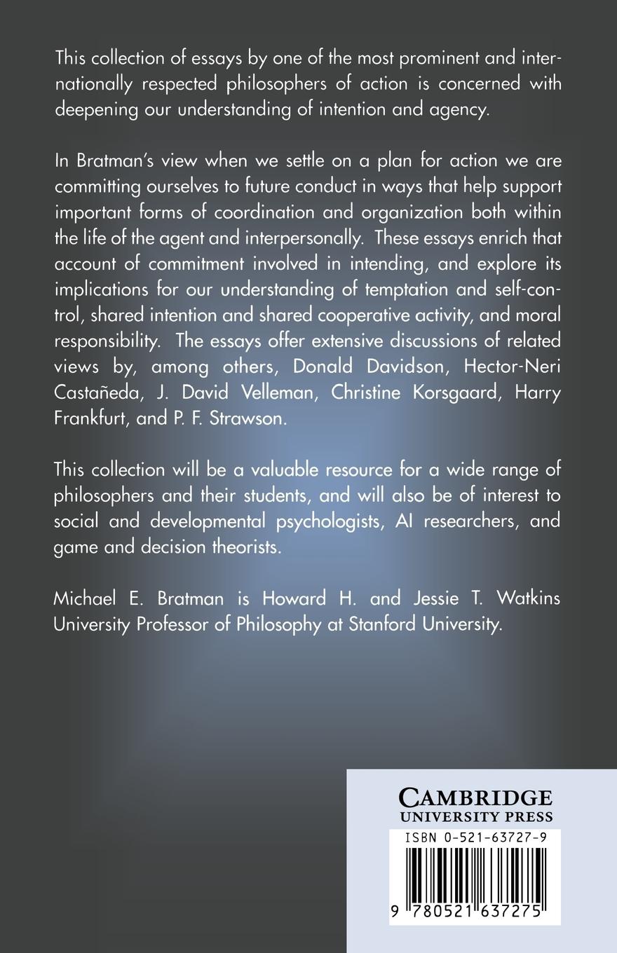 Rückseitencover Faces of Intention