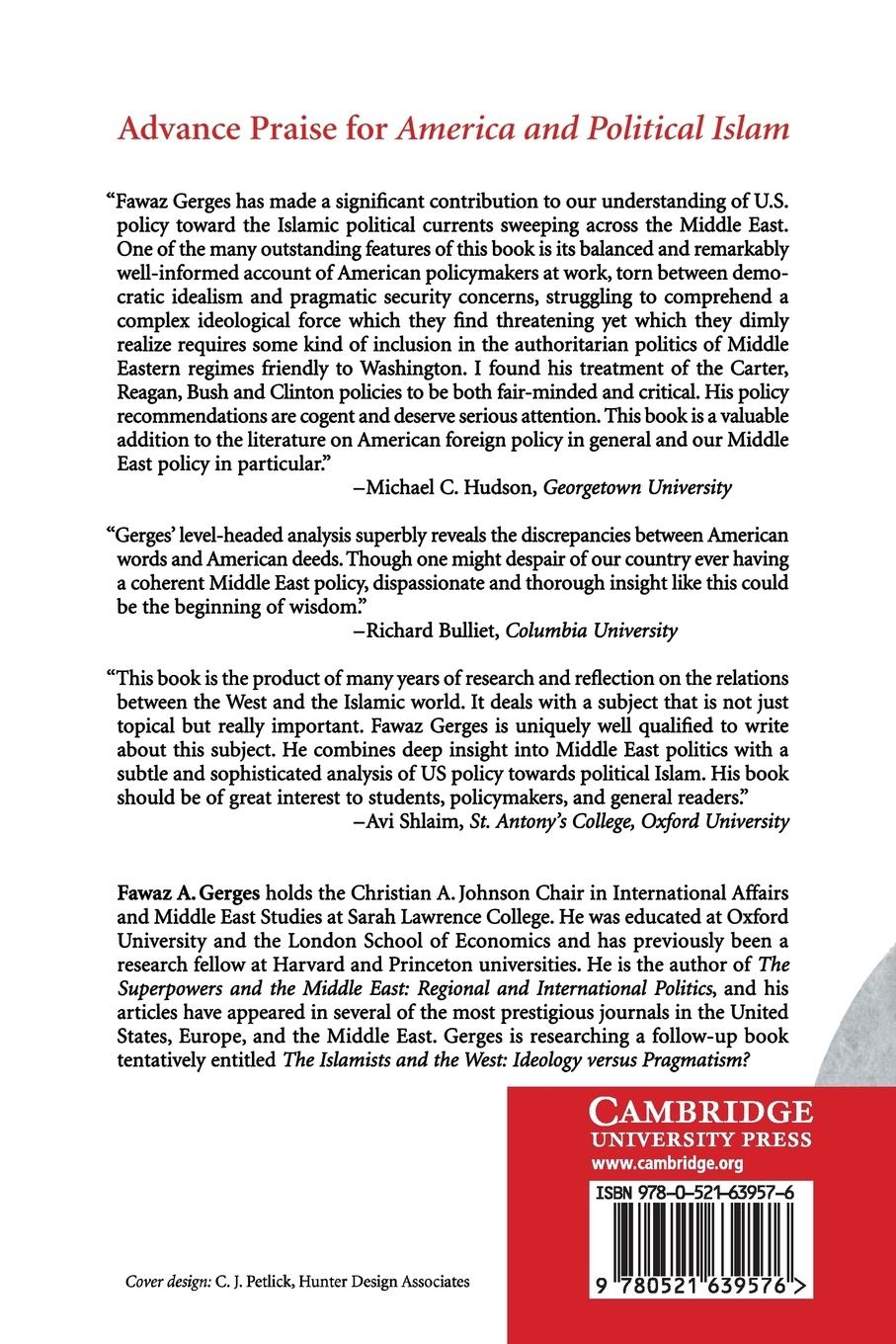 Rückseitencover America and Political Islam