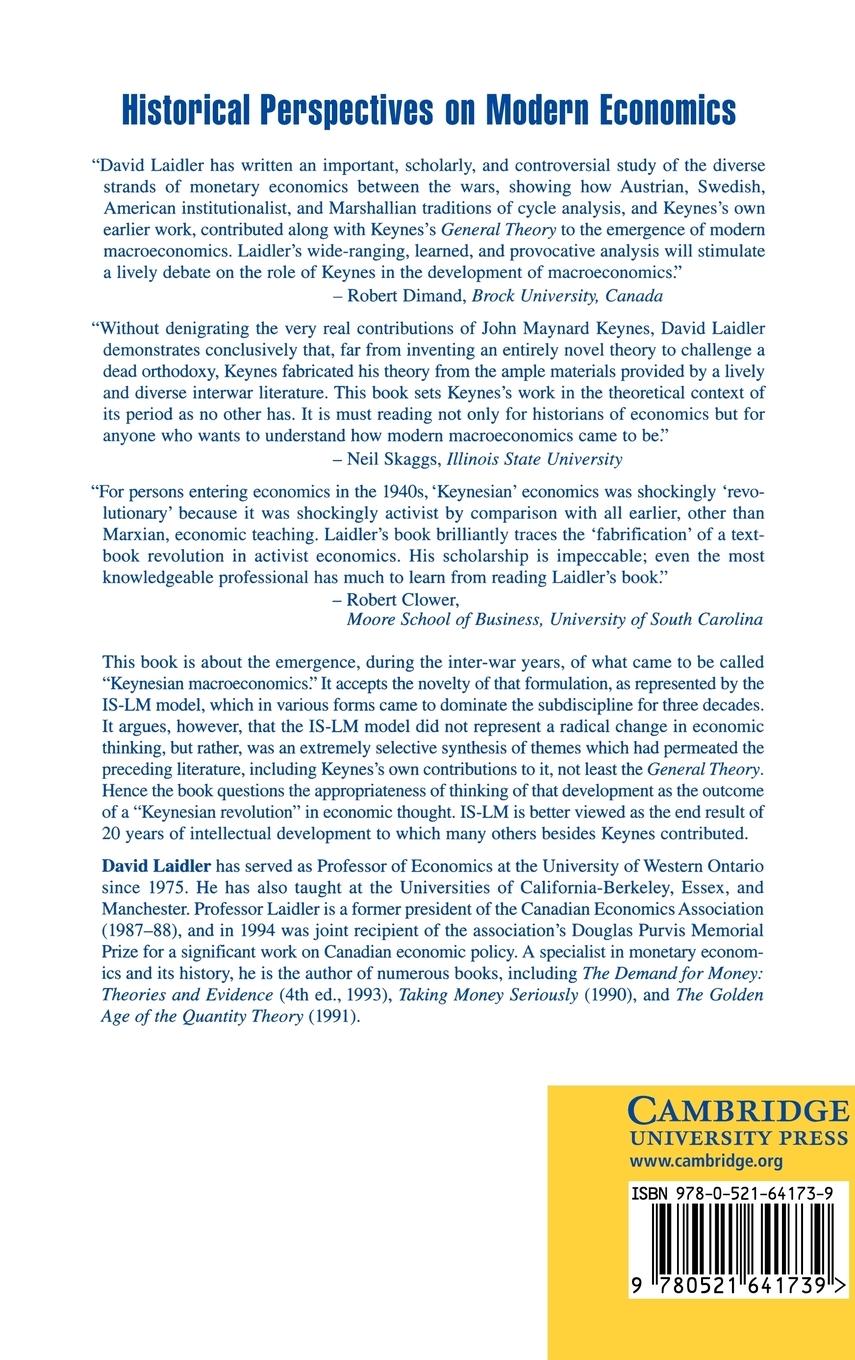 Rückseitencover Fabricating the Keynesian Revolution