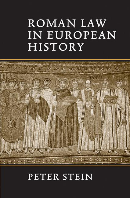 Vorderes Coverbild Roman Law in European History