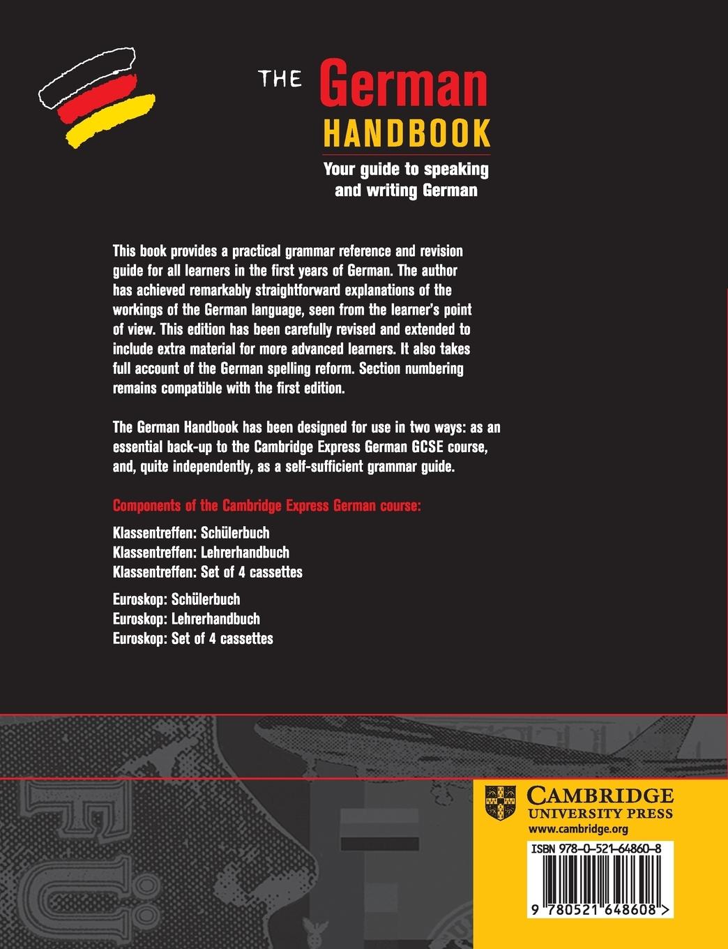 Rückseitencover The German Handbook
