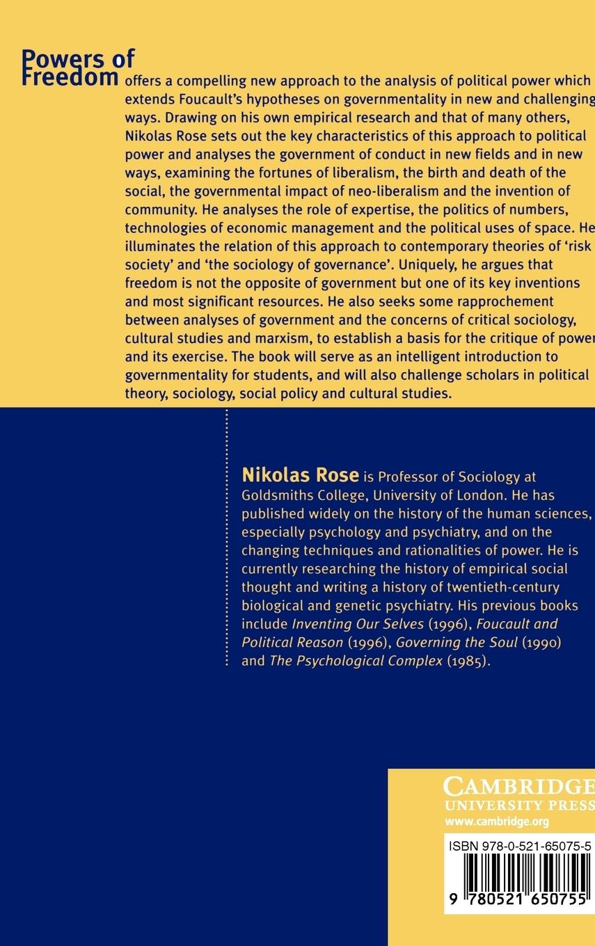 Rückseitencover Powers of Freedom