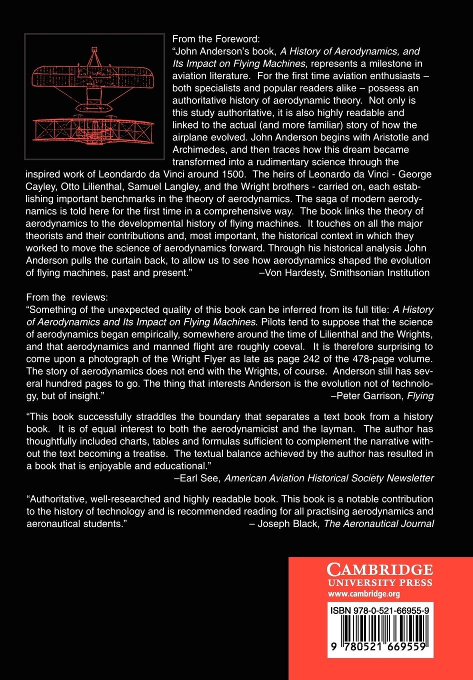 Rückseitencover A History of Aerodynamics