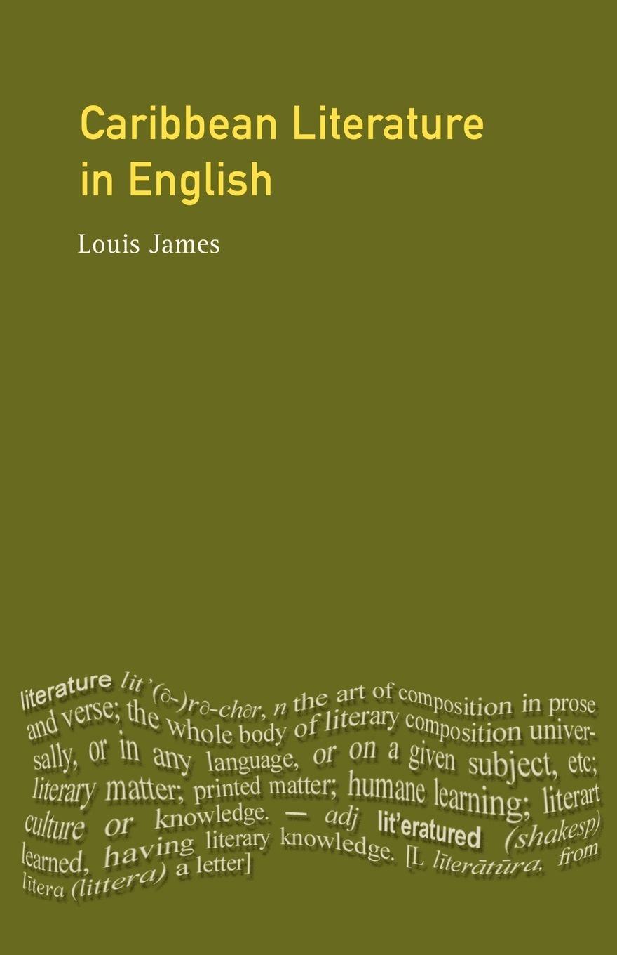 Vorderes Coverbild Caribbean Literature