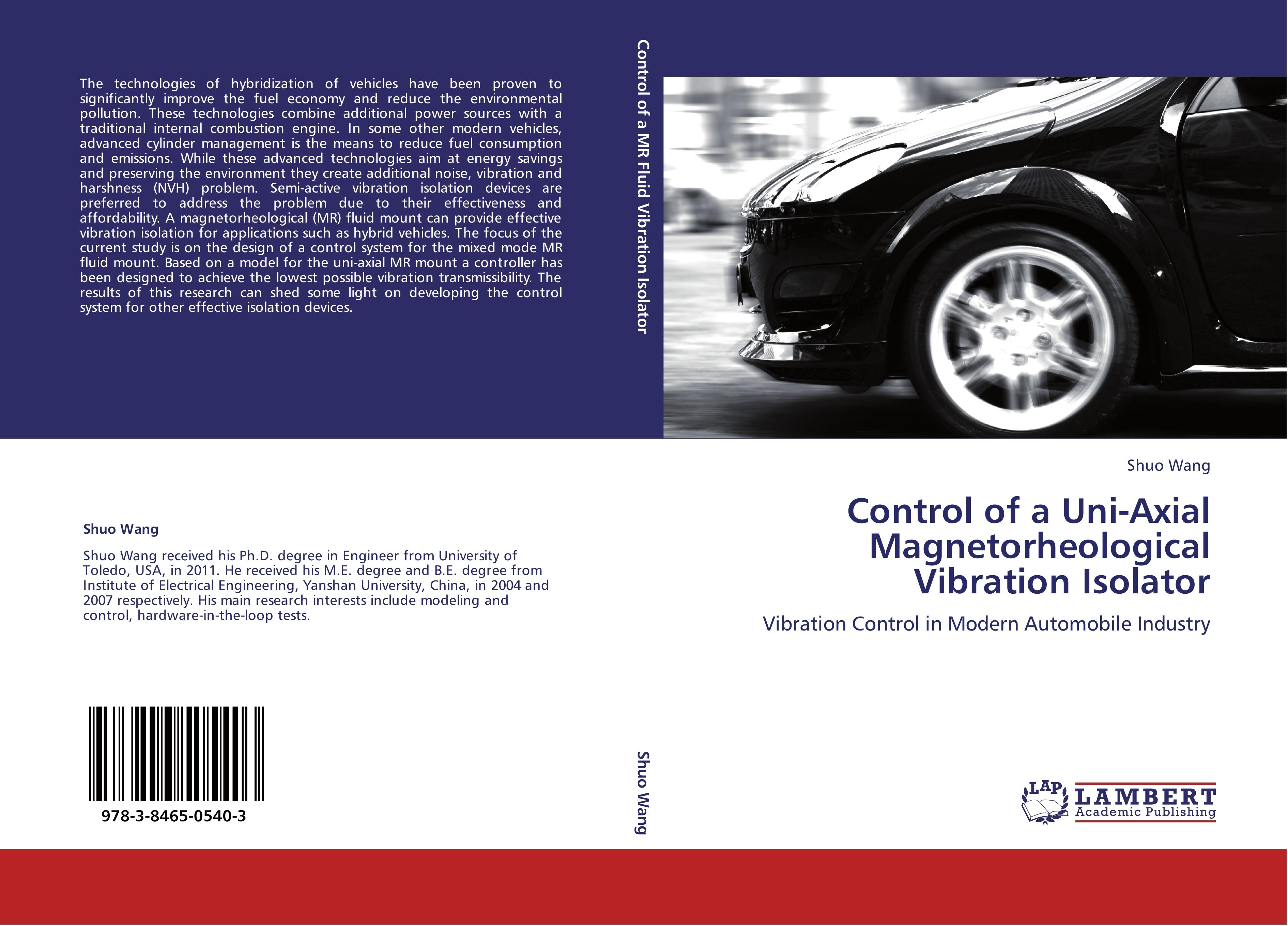 Vorderes Coverbild Control of a Uni-Axial Magnetorheological Vibration Isolator