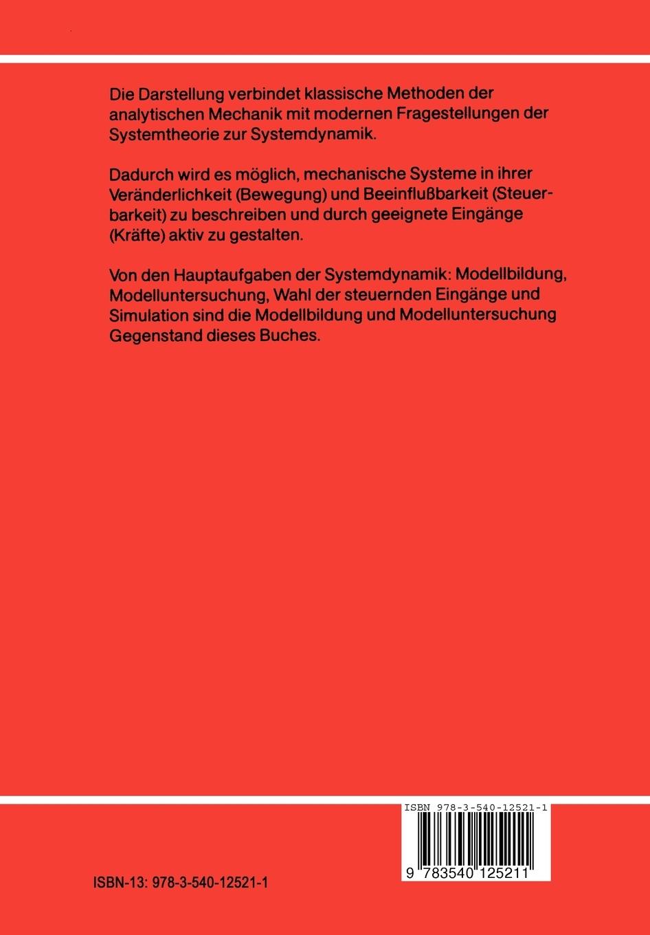 Rückseitencover Mechanische Systeme