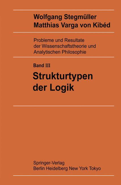 Vorderes Coverbild Strukturtypen der Logik