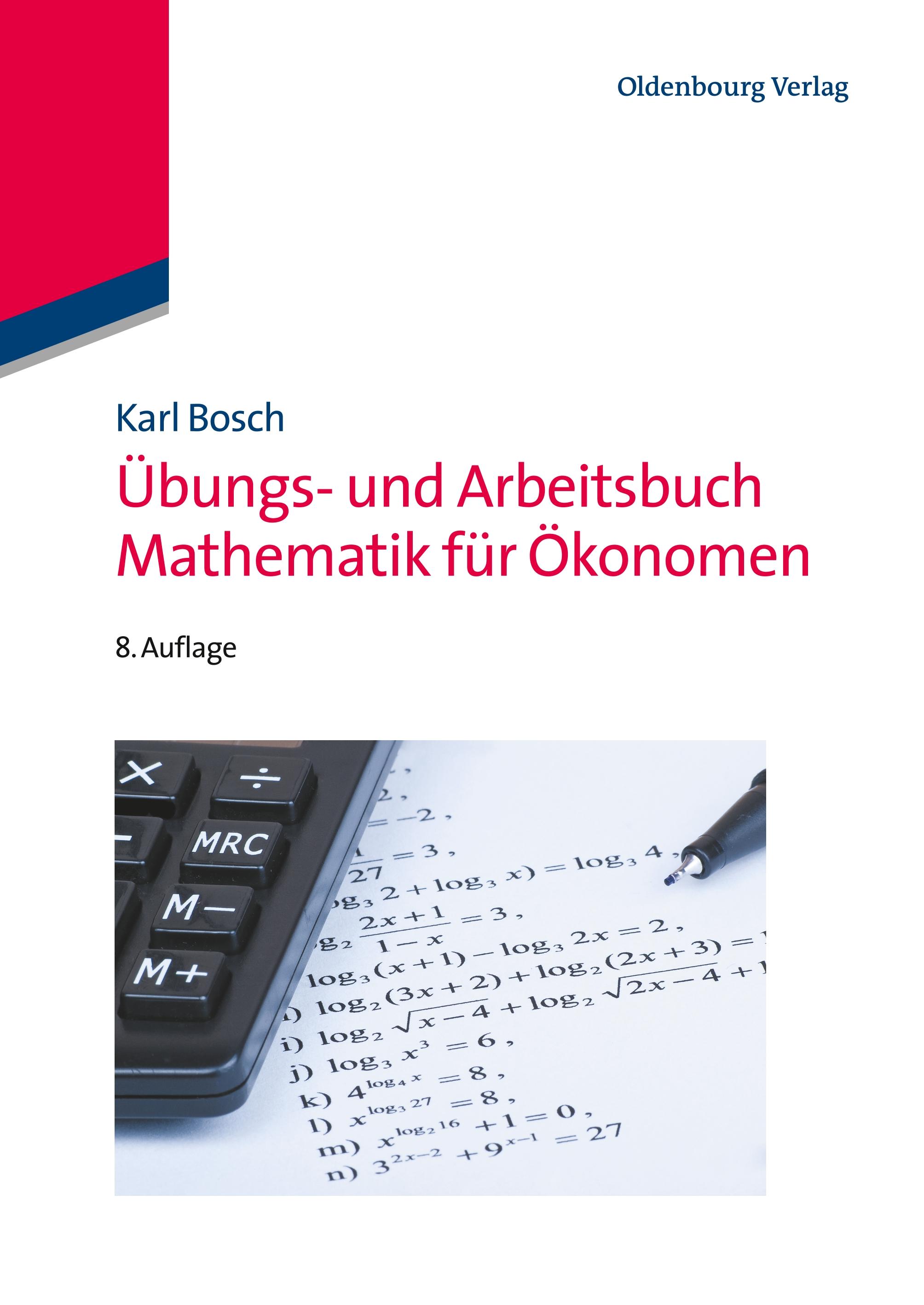 Vorderes Coverbild Übungs- und Arbeitsbuch Mathematik für Ökonomen