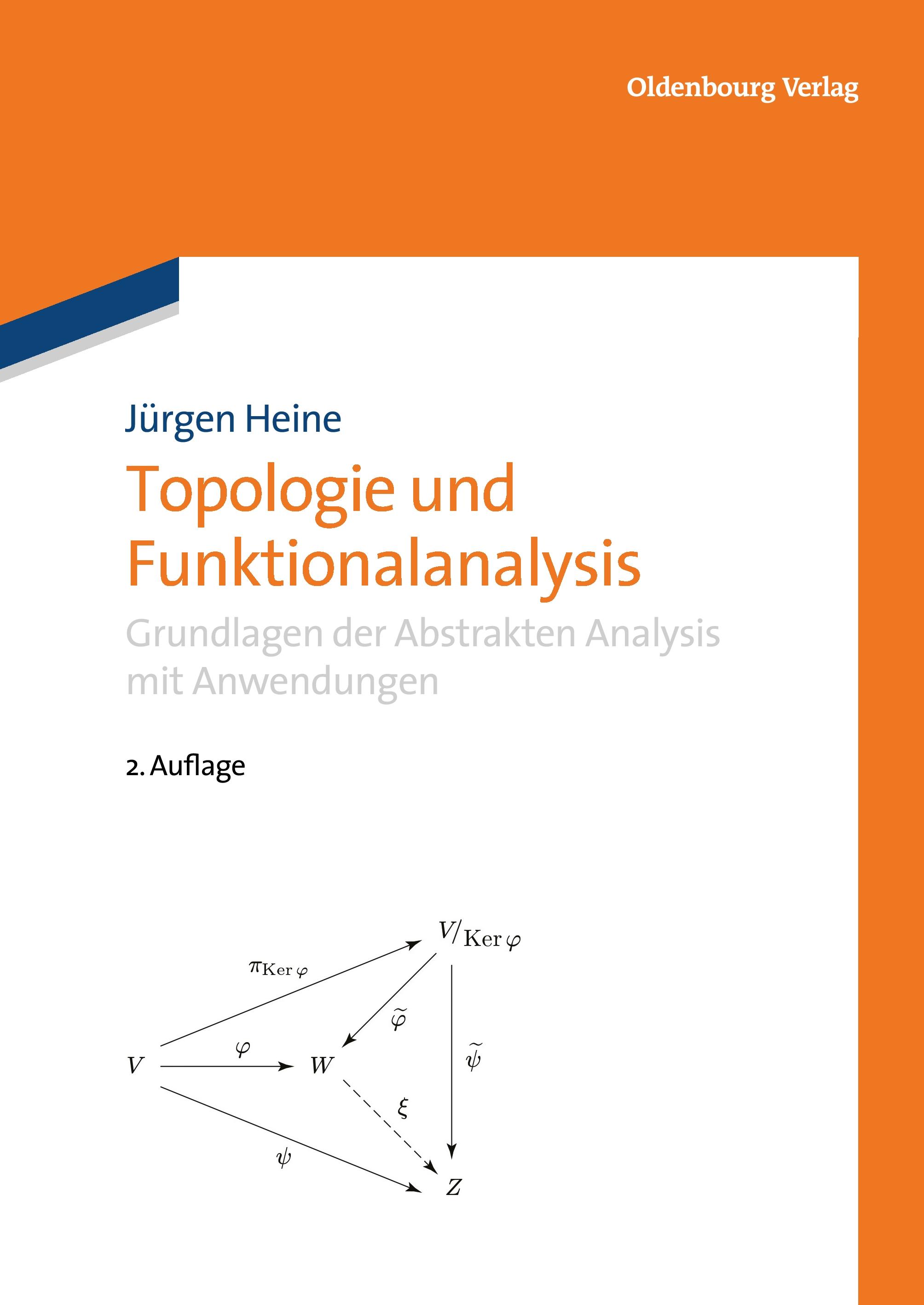 Vorderes Coverbild Topologie und Funktionalanalysis