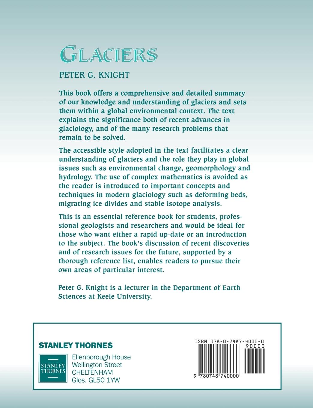 Rückseitencover Glaciers