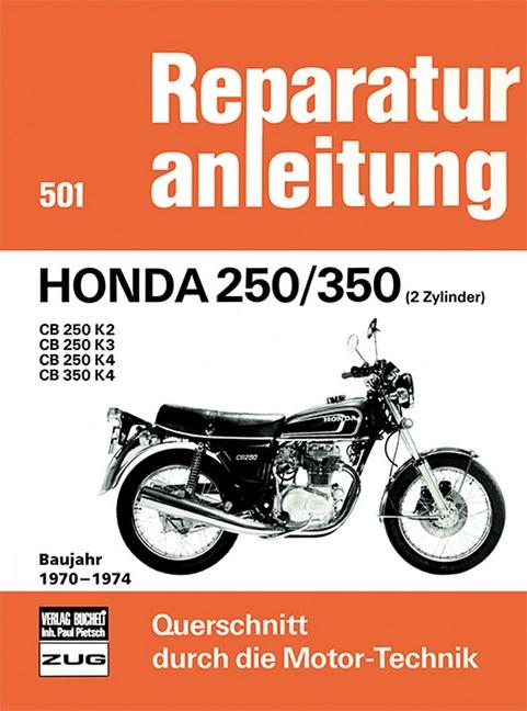 Vorderes Coverbild Honda 250/350 (2 Zylinder) Baujahr 1970-1974