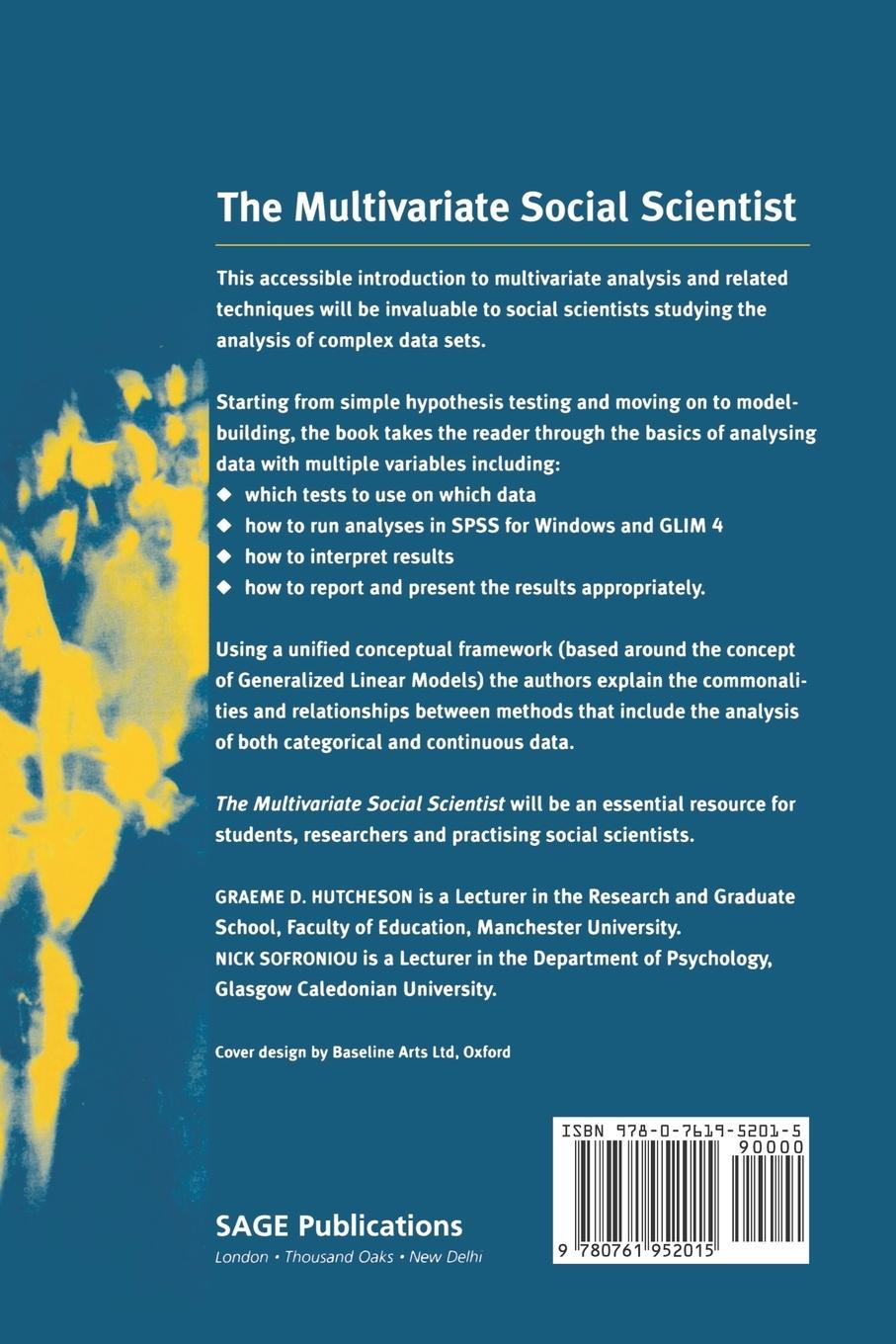 Rückseitencover The Multivariate Social Scientist