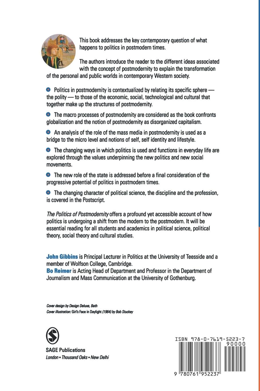 Rückseitencover The Politics of Postmodernity
