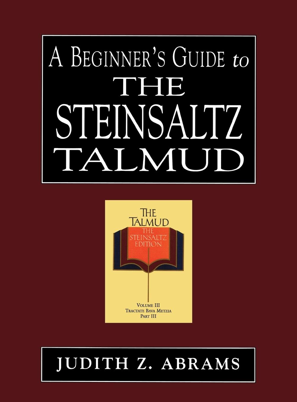 Vorderes Coverbild Beginner's Guide to the Steinsaltz Talmud