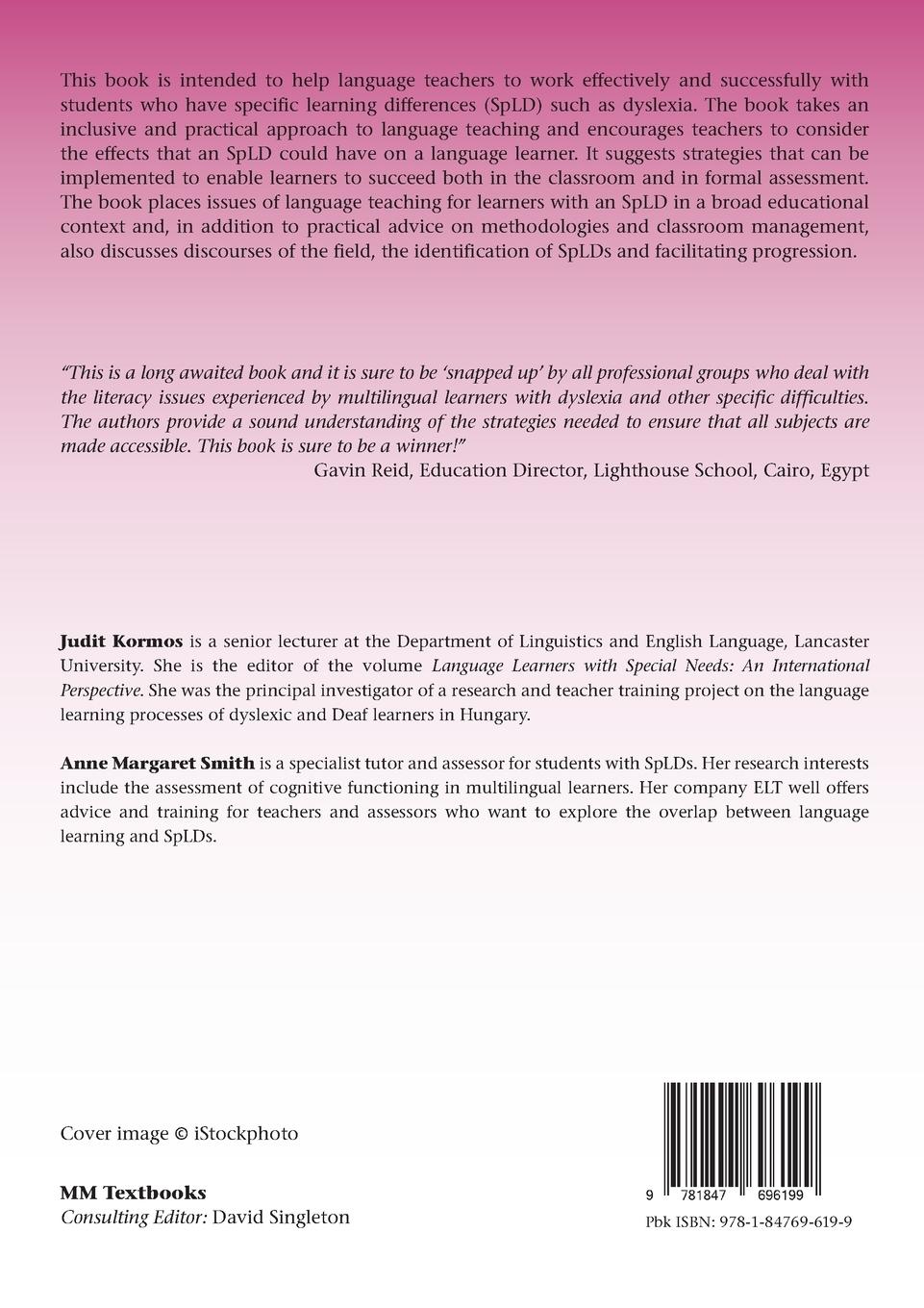 Rückseitencover Teaching Languages to Students with Specific Learning Differences