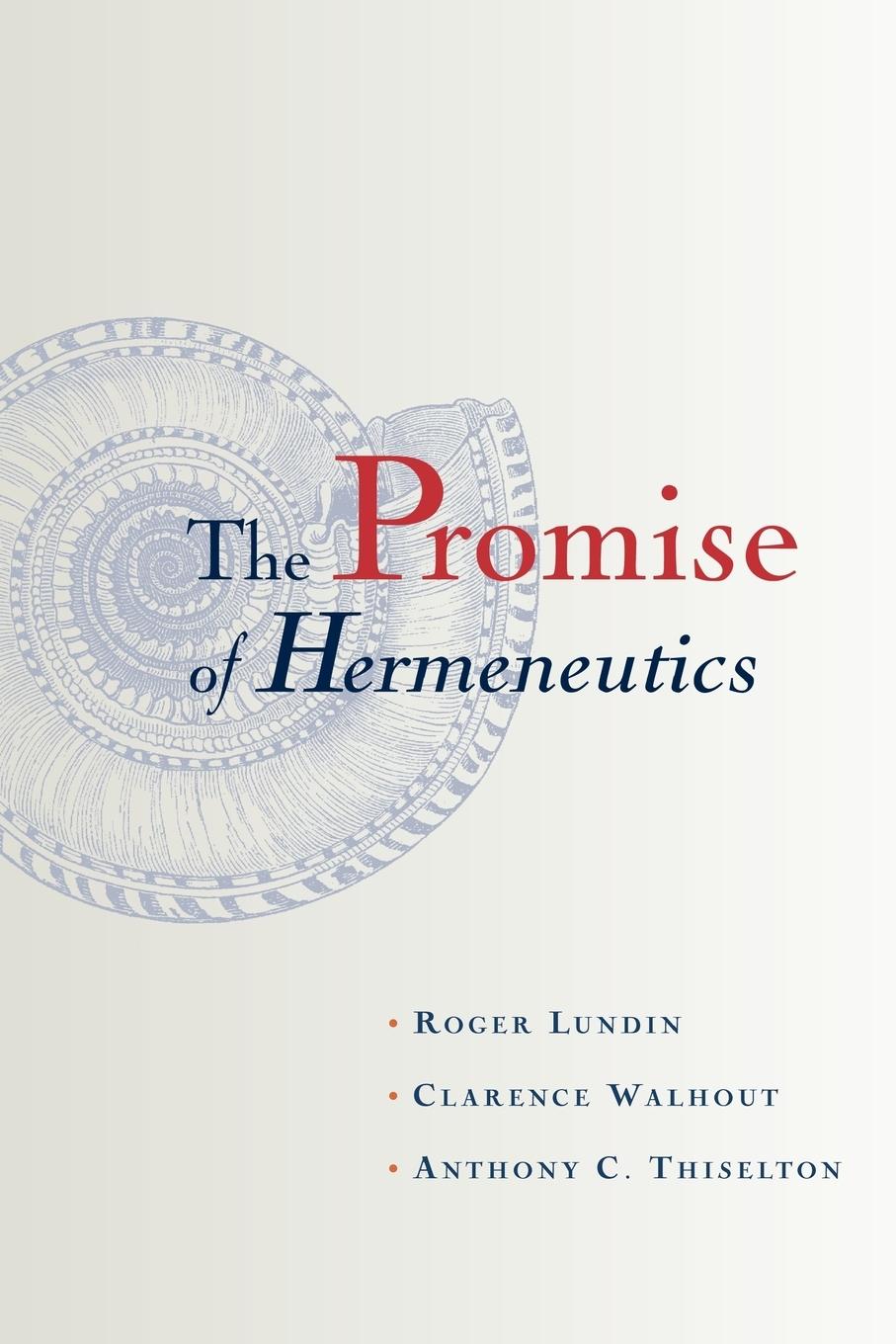 Vorderes Coverbild The Promise of Hermeneutics