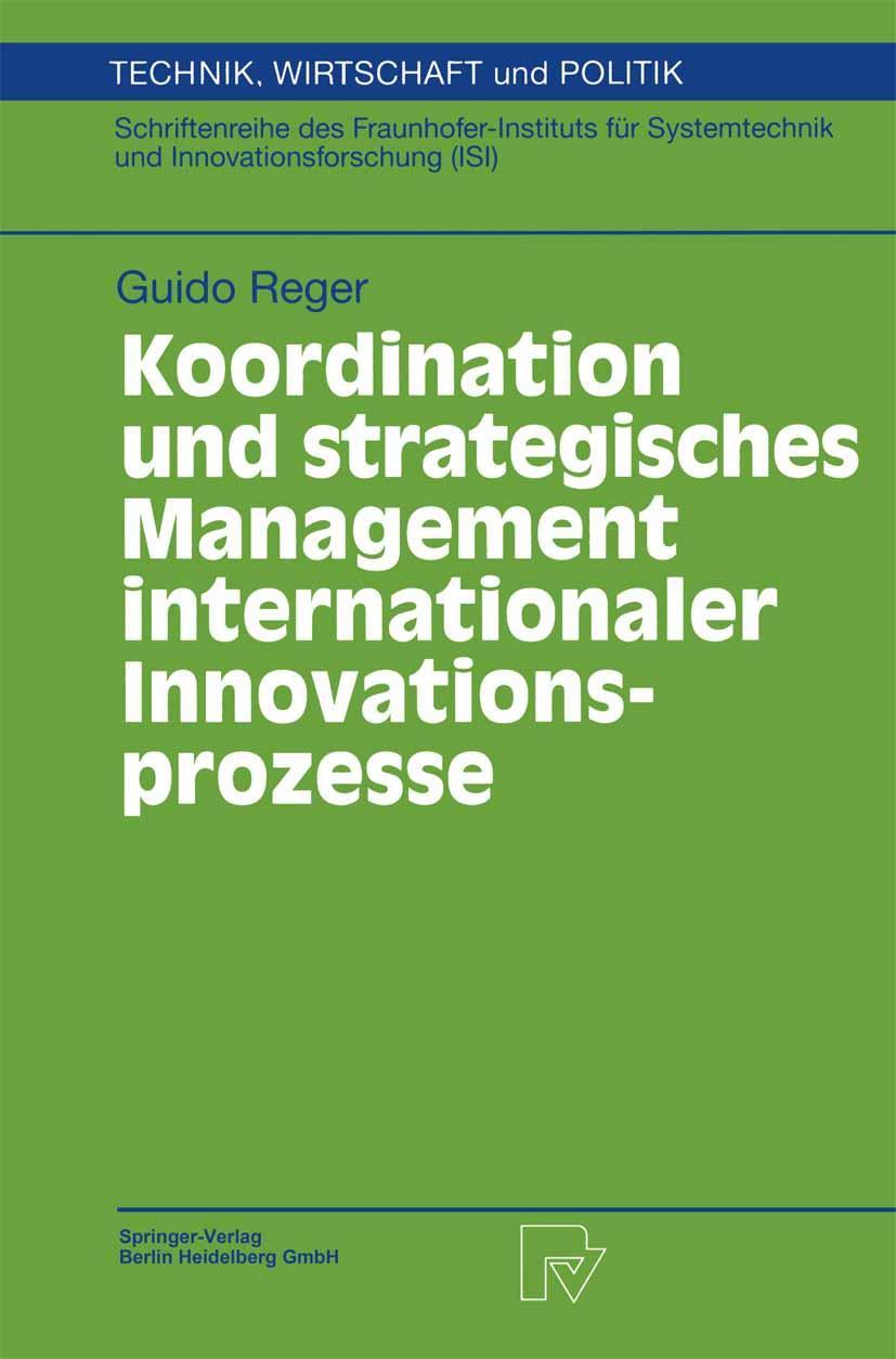 Vorderes Coverbild Koordination und strategisches Management internationaler Innovationsprozesse