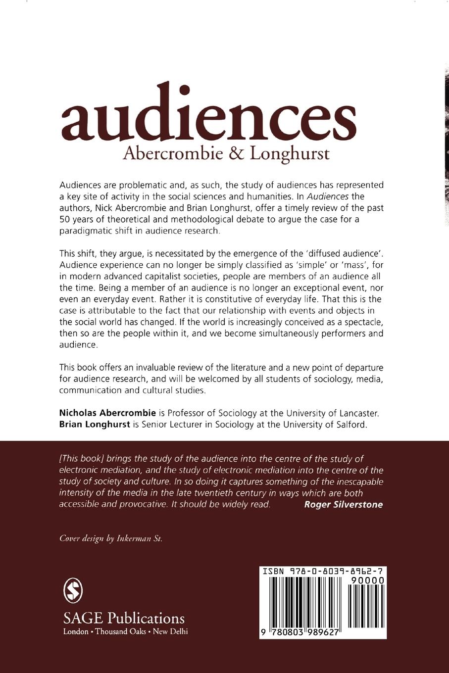 Rückseitencover Audiences