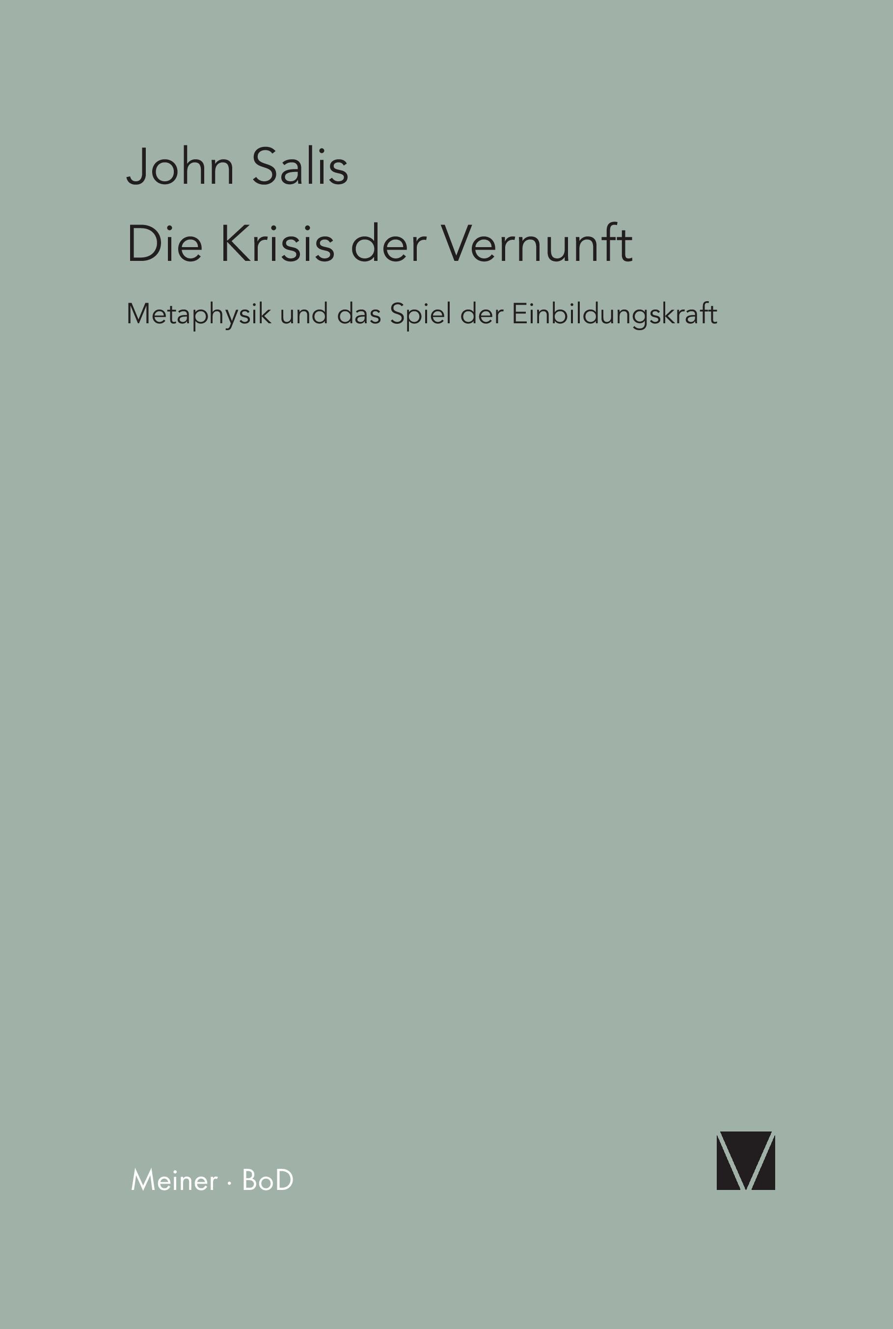 Vorderes Coverbild Die Krisis der Vernunft