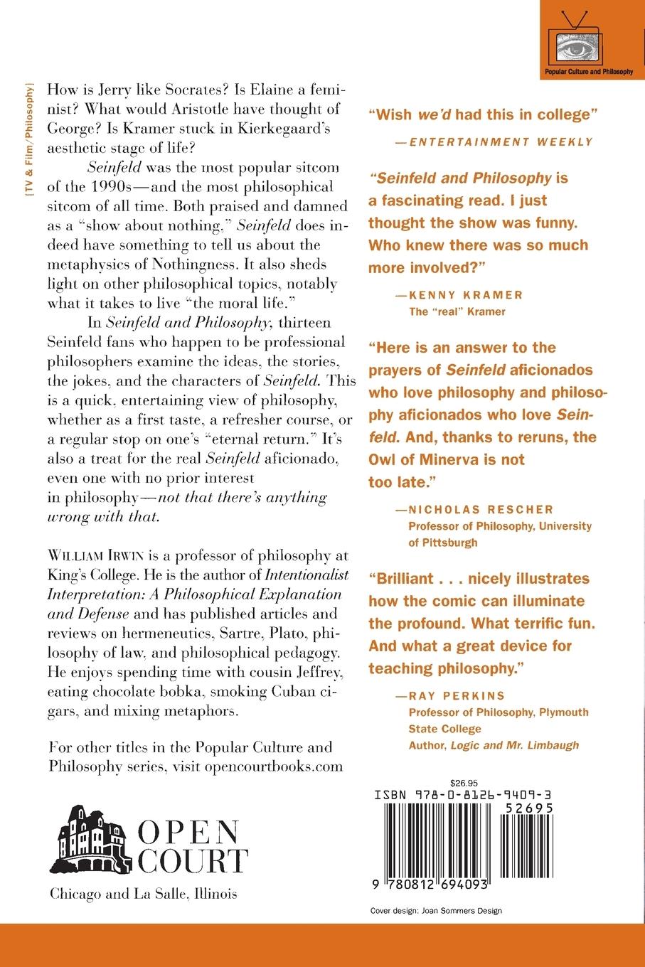 Rückseitencover Seinfeld and Philosophy