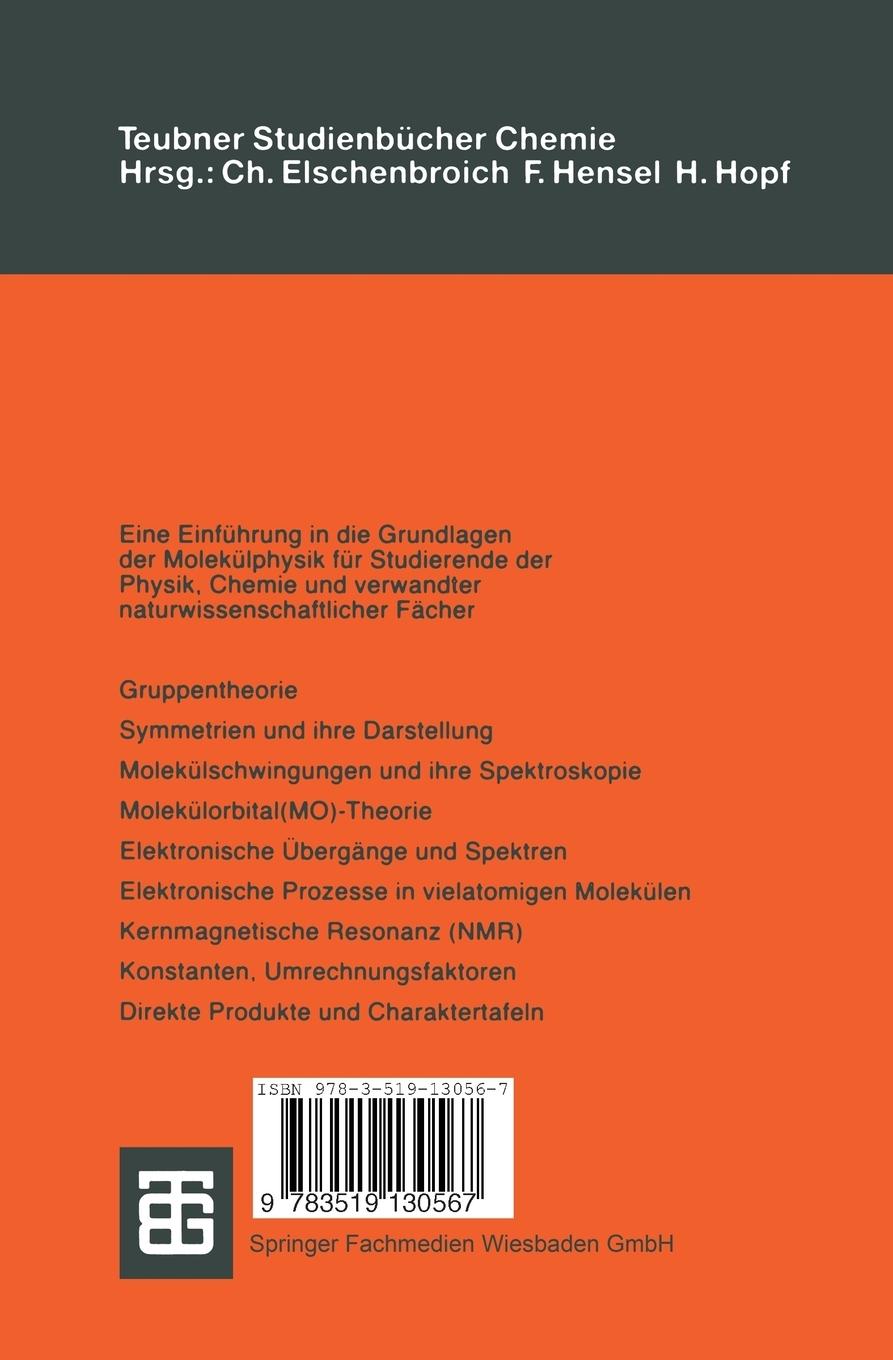 Rückseitencover Aufbau der Moleküle