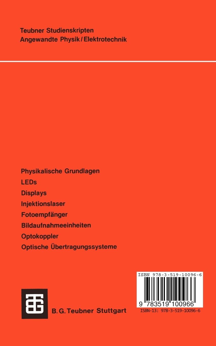 Rückseitencover Optoelektronische Halbleiterbauelemente