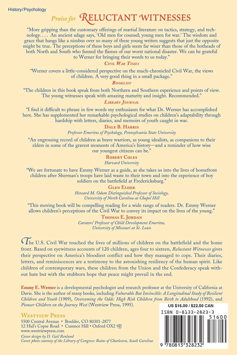 Rückseitencover Reluctant Witnesses