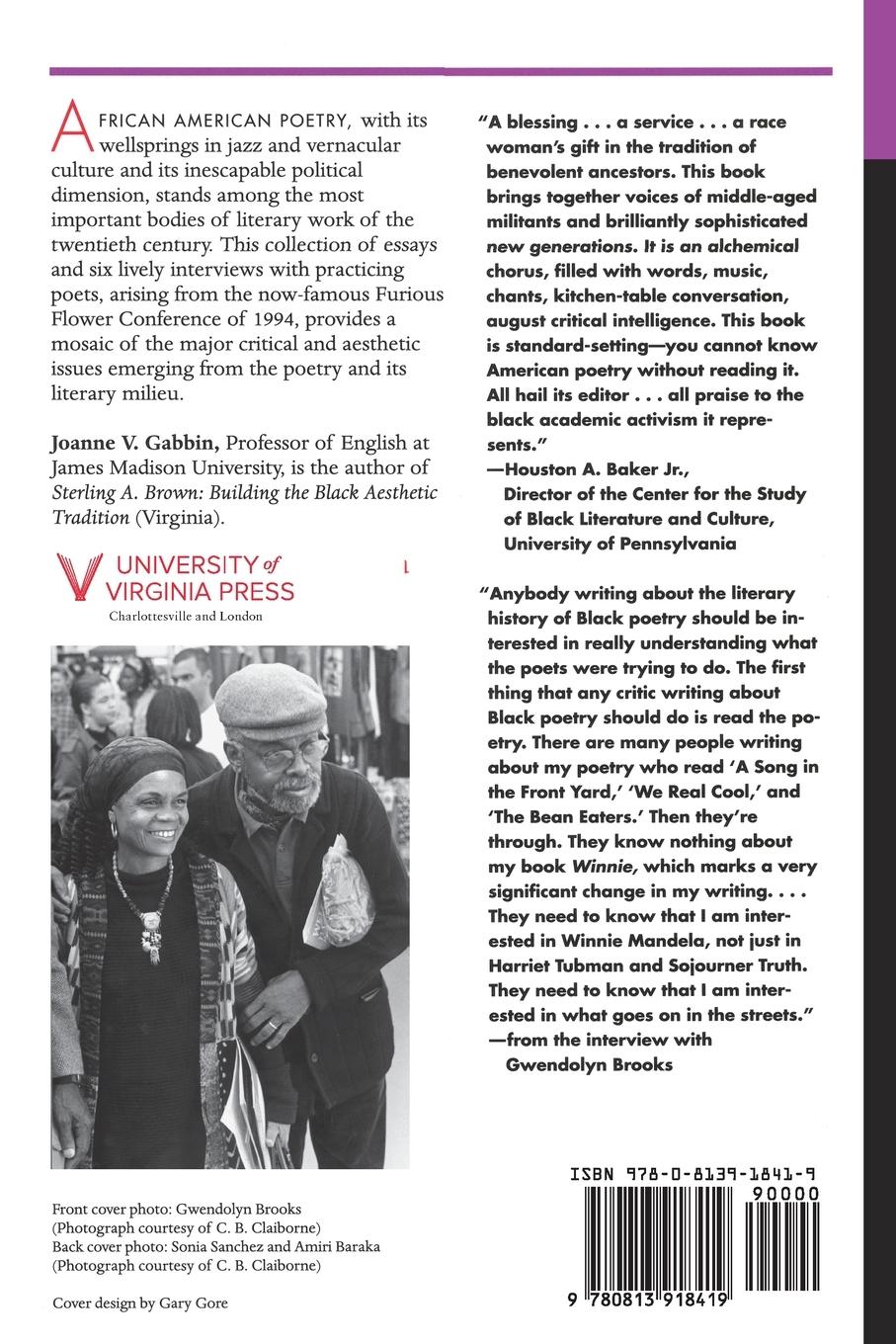 Rückseitencover The Furious Flowering of African American Poetry