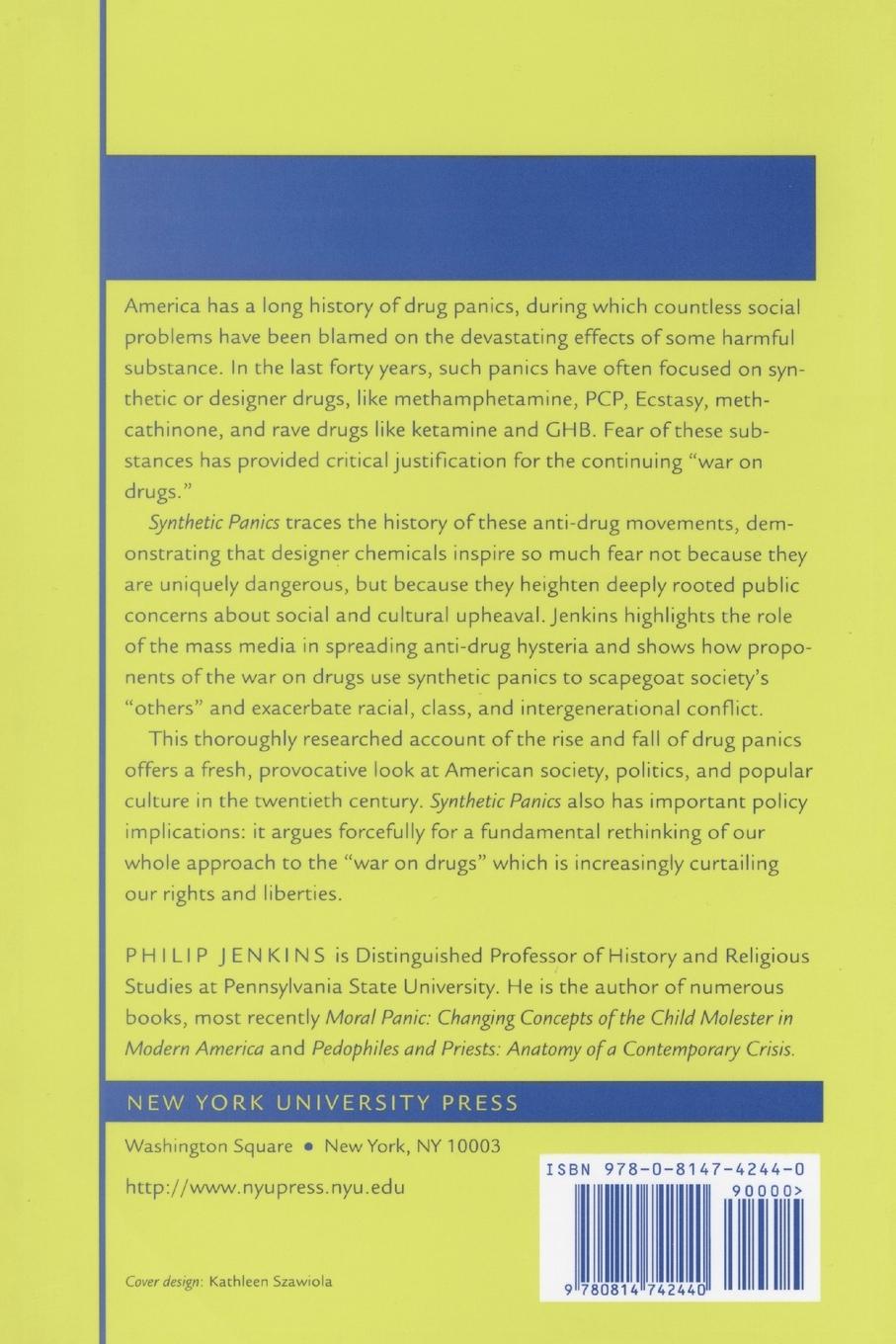 Rückseitencover Synthetic Panics