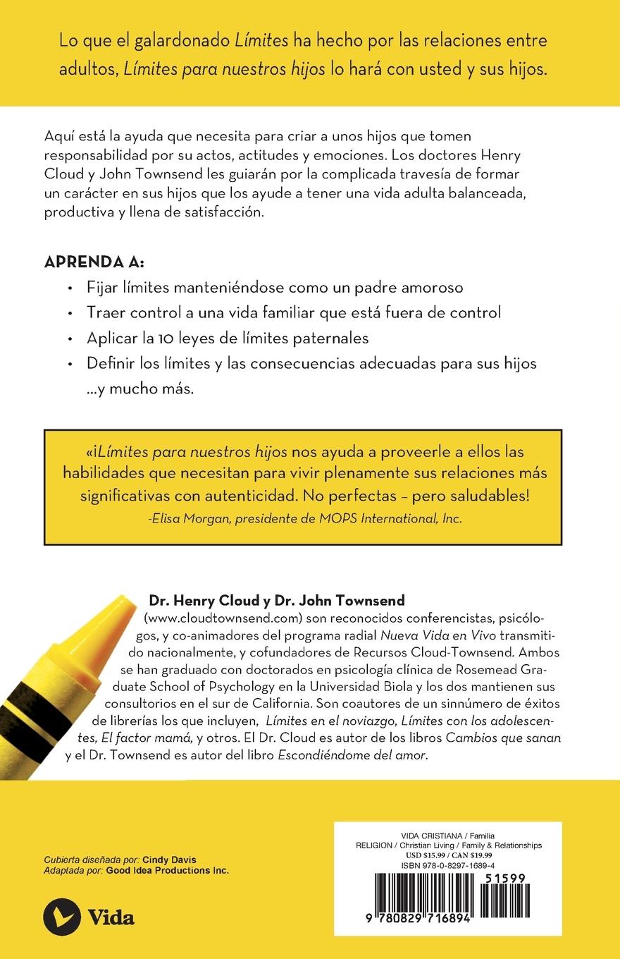 Rückseitencover El L¿¿mites Para Nuestros Hijos