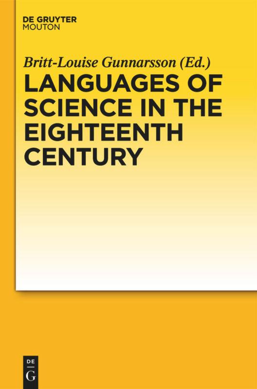 Vorderes Coverbild Languages of Science in the Eighteenth Century