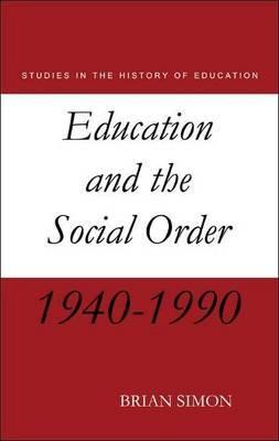 Vorderes Coverbild Education and the Social Order