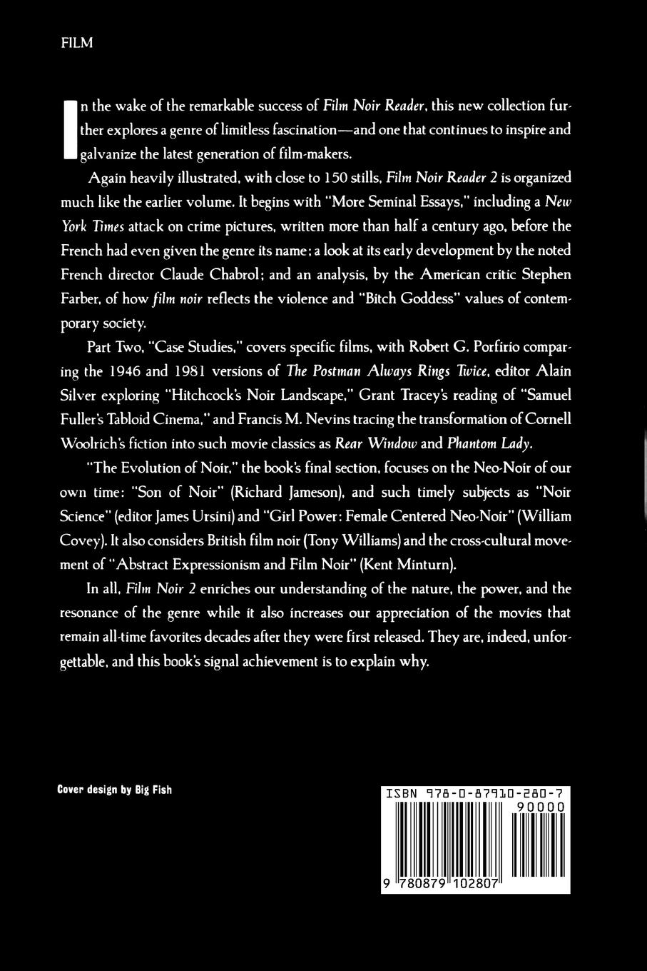 Rückseitencover Film Noir Reader 2
