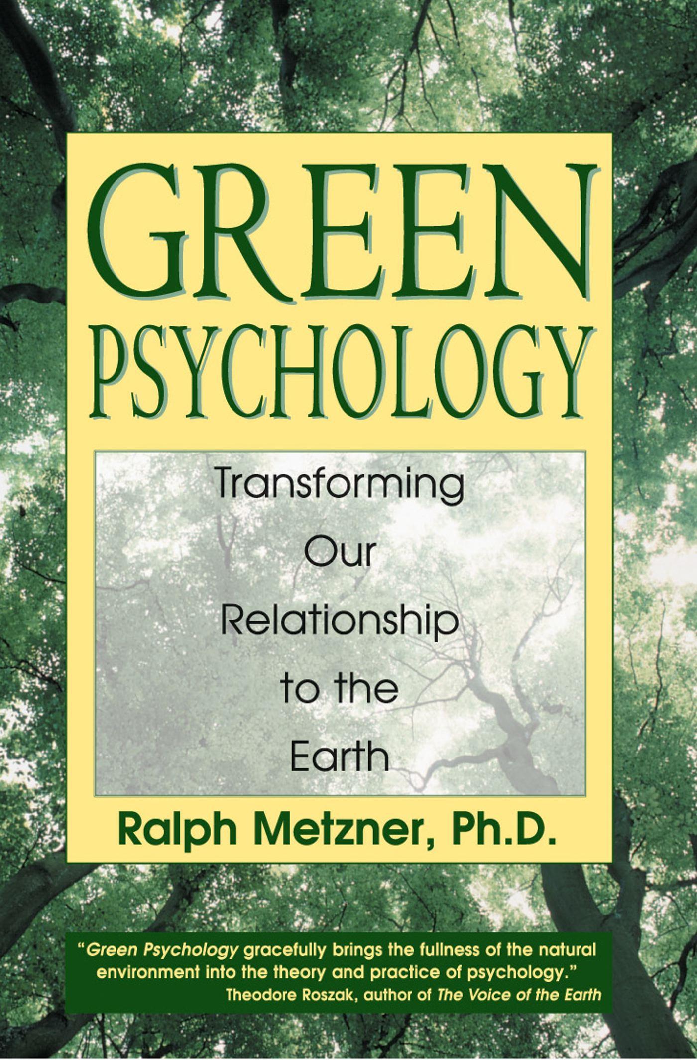 Vorderes Coverbild Green Psychology