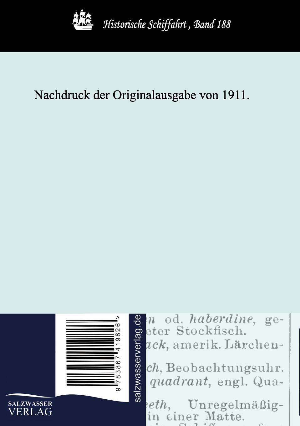 Rückseitencover Vollständiges nautisches Wörterbuch Deutsch und Englisch - Complete nautical Dictionary English and German
