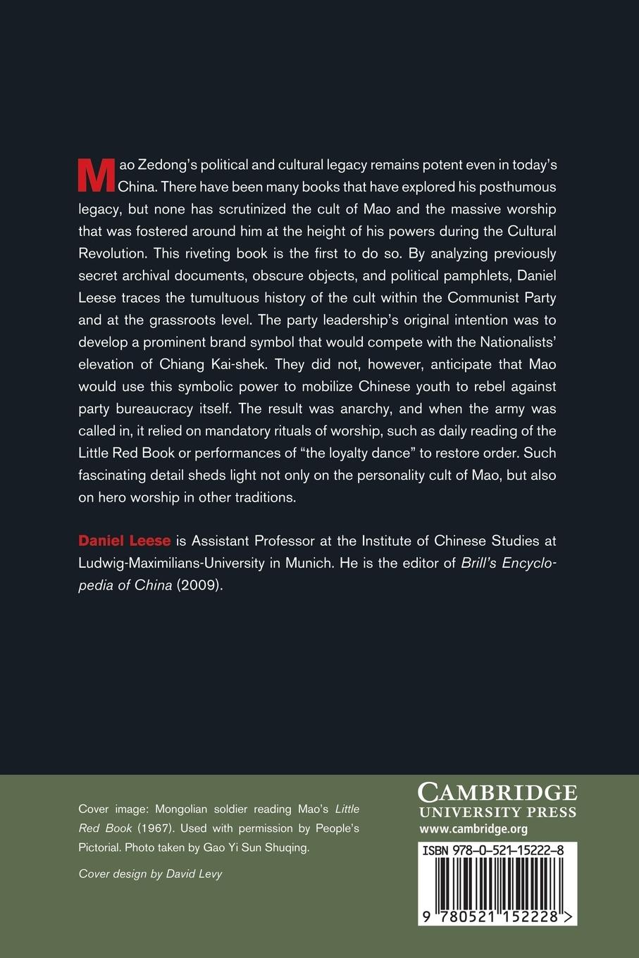 Rückseitencover Mao Cult